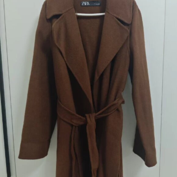 ZARA double-faced wool coat - Picture 2 of 6